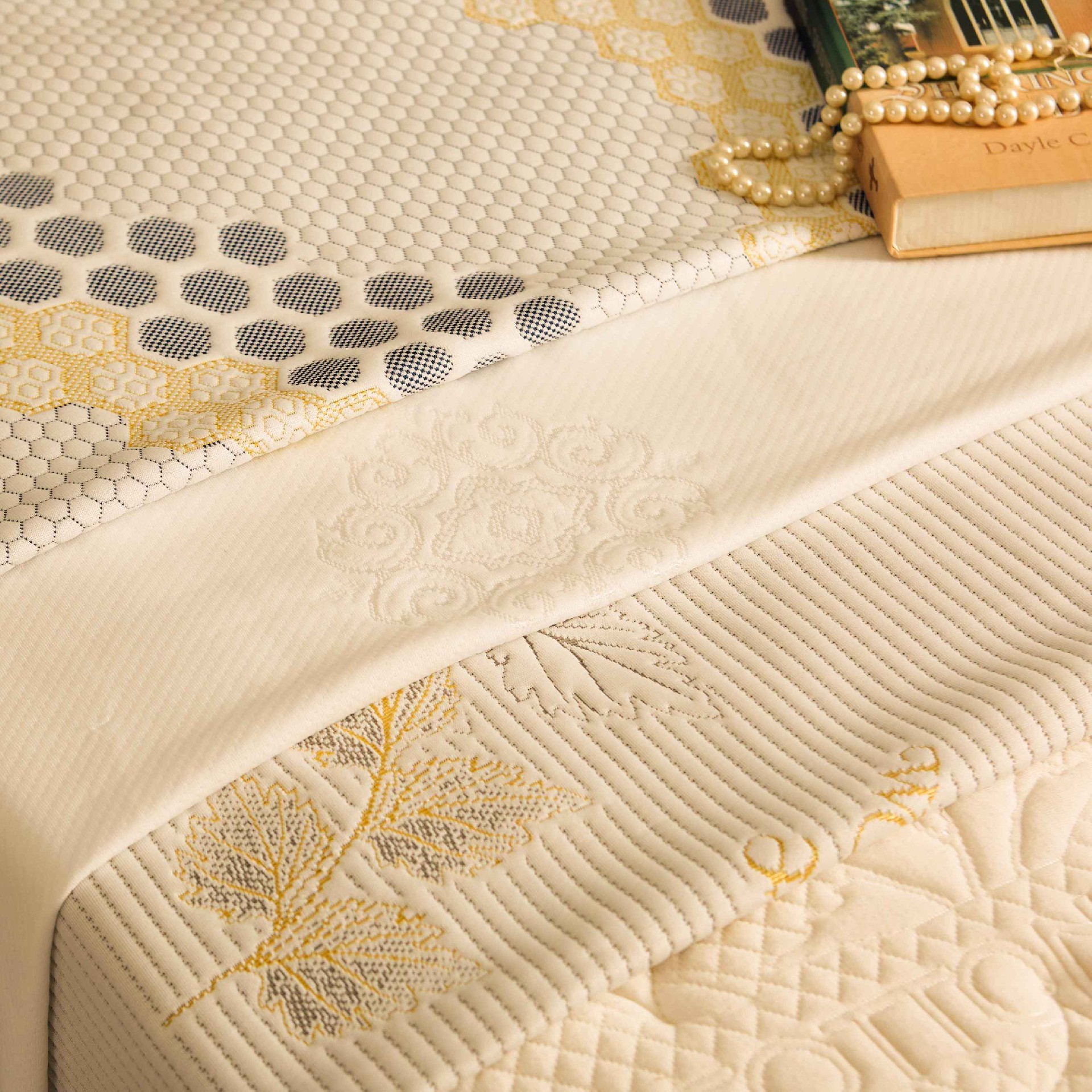 Wormwood fiber Mattress Ticking Fabric