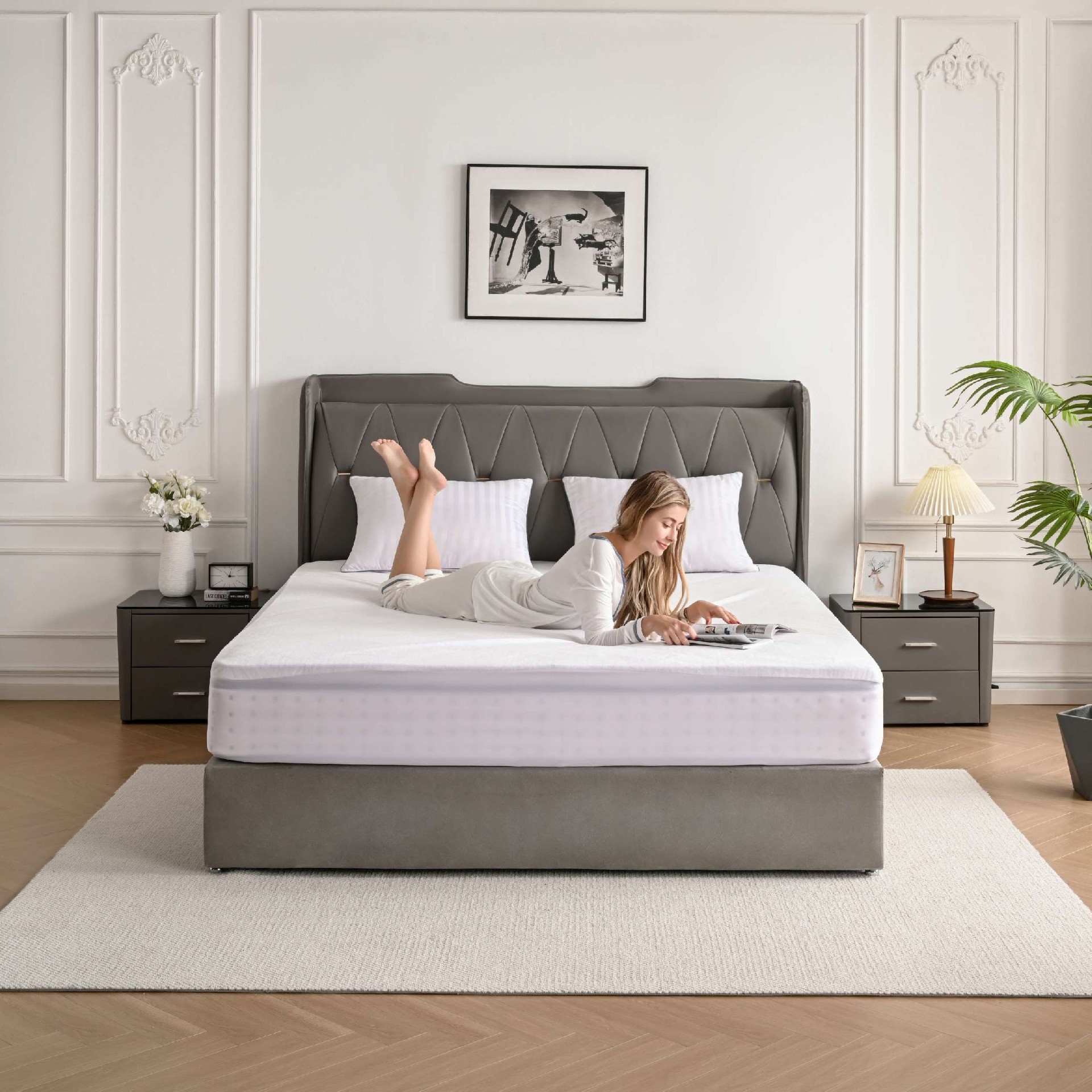 Waterproof Coral Fleece Mattress Protector
