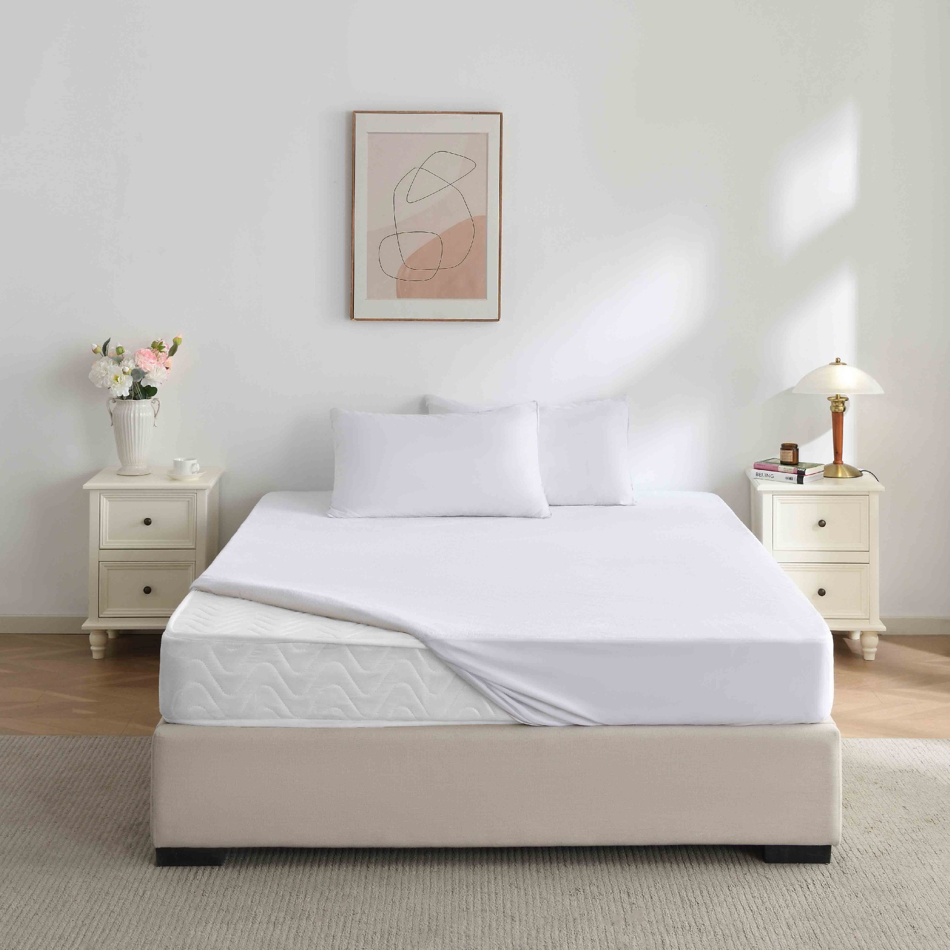 Bamboo Fiber Terry Mattress Protector