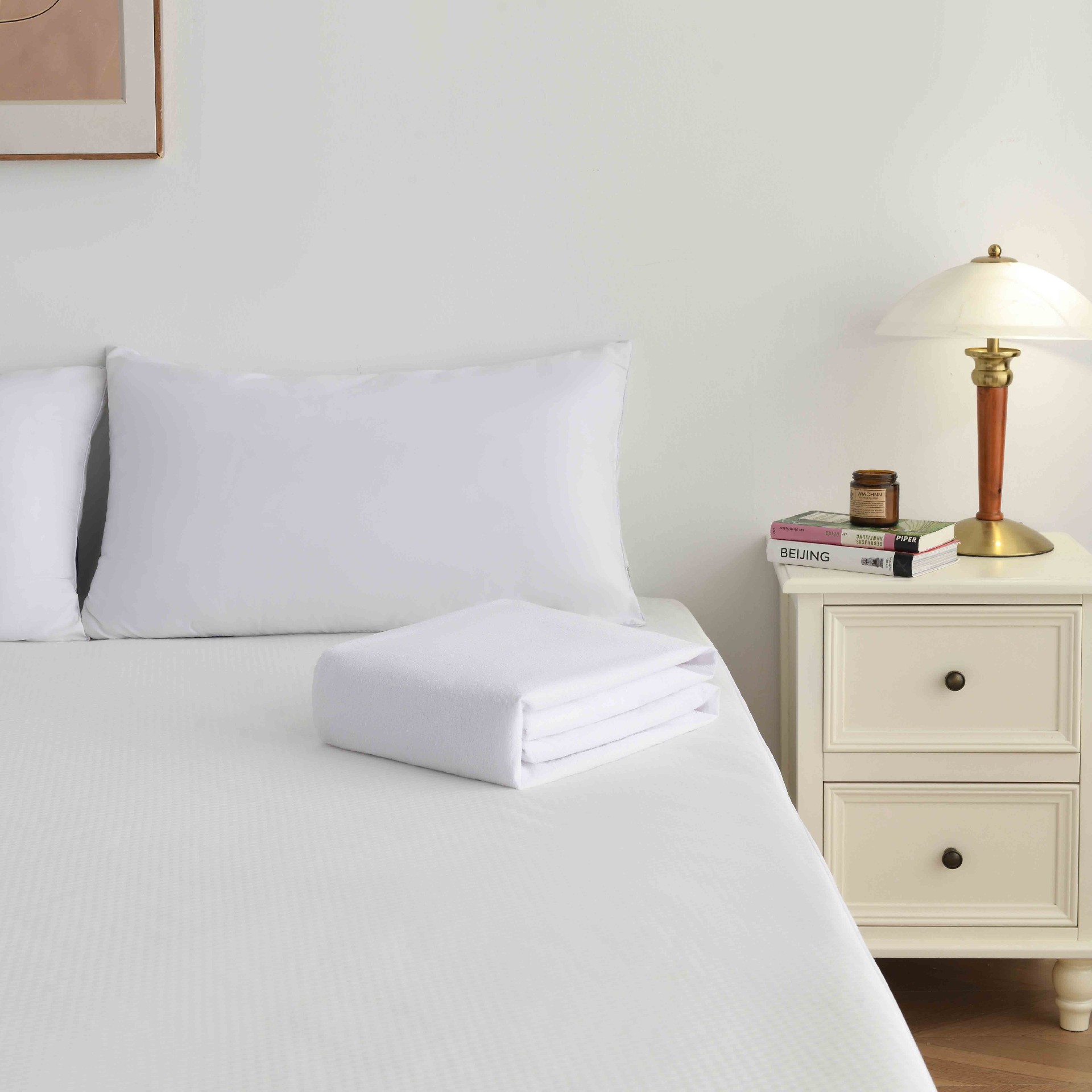Bamboo Fiber Terry Mattress Protector