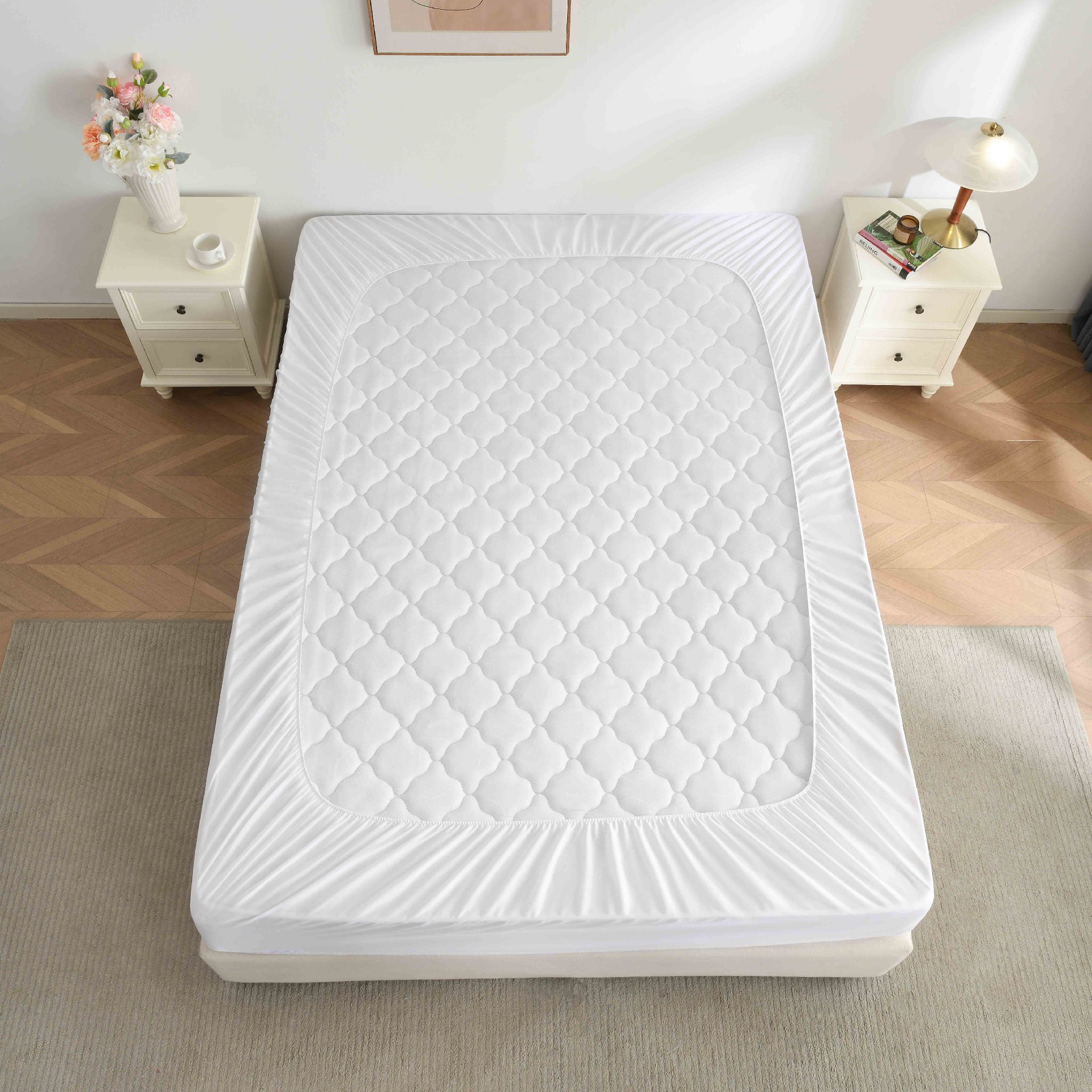 Bamboo Fiber Terry Mattress Protector