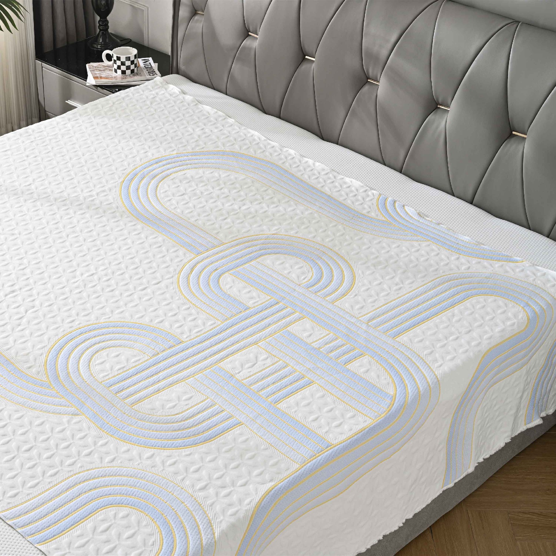Luxury Heavyweight Double Jacquard Mattress Fabric for Premium Bedding Manufacturers