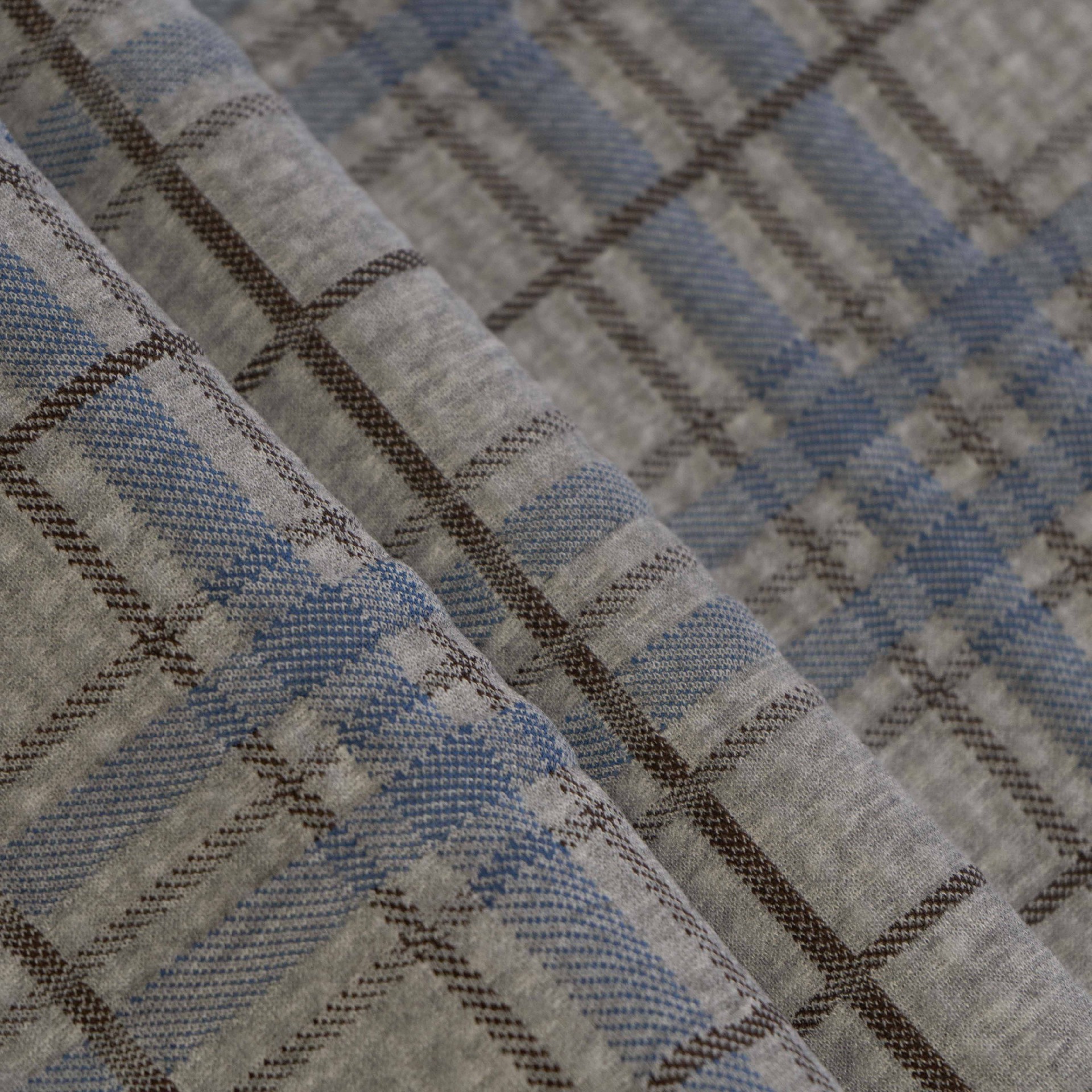 Modern Plaid Mattress Fabric for Luxury Bedding