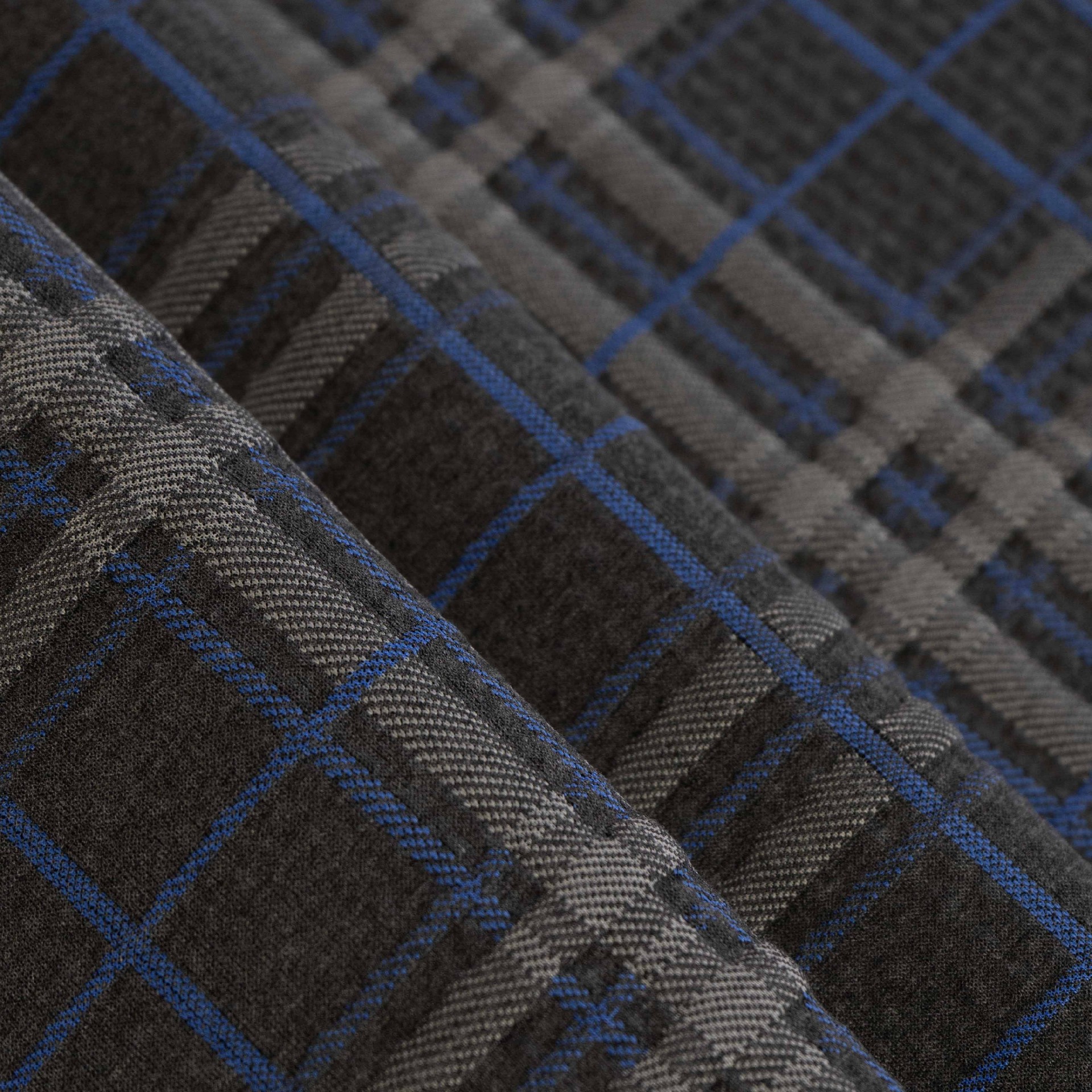 Modern Plaid Mattress Fabric for Luxury Bedding