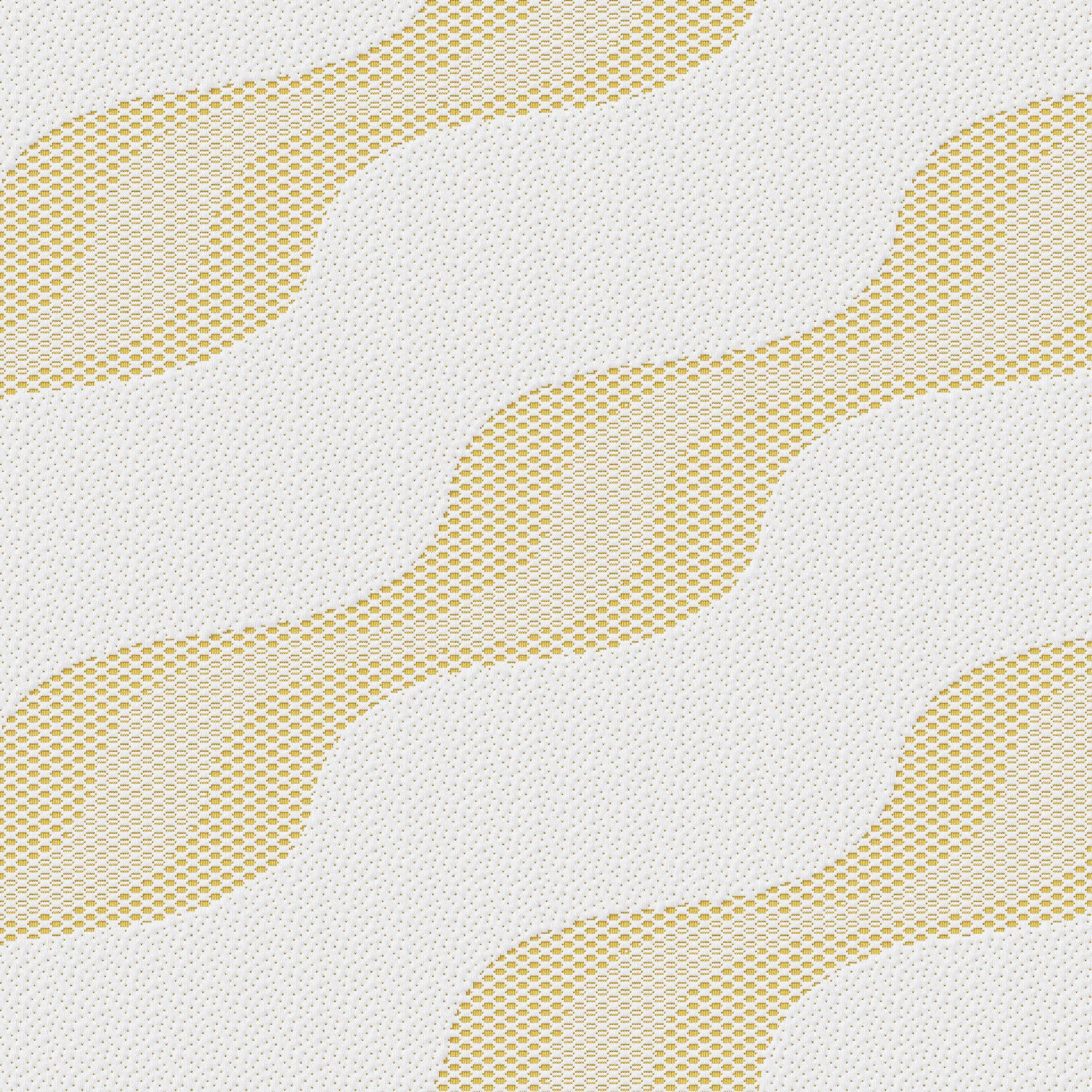 Custom Lurex Knitted Mattress Fabric – Gold Wave Jacquard for Premium Bedding Brands