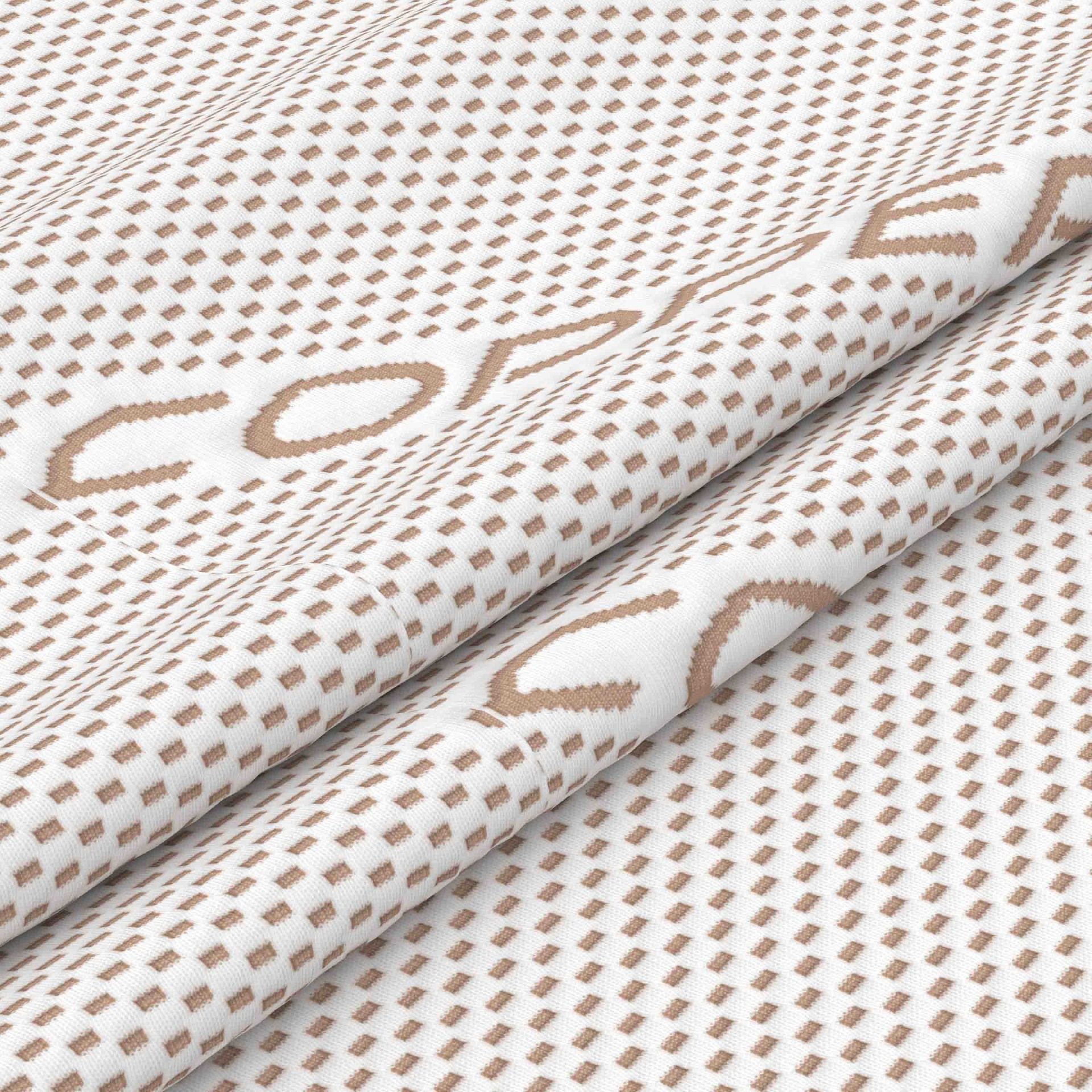 Copper Fiber Knitted Mattress Fabric – Antibacterial & Breathable Textile for High-Tech Sleep Systems