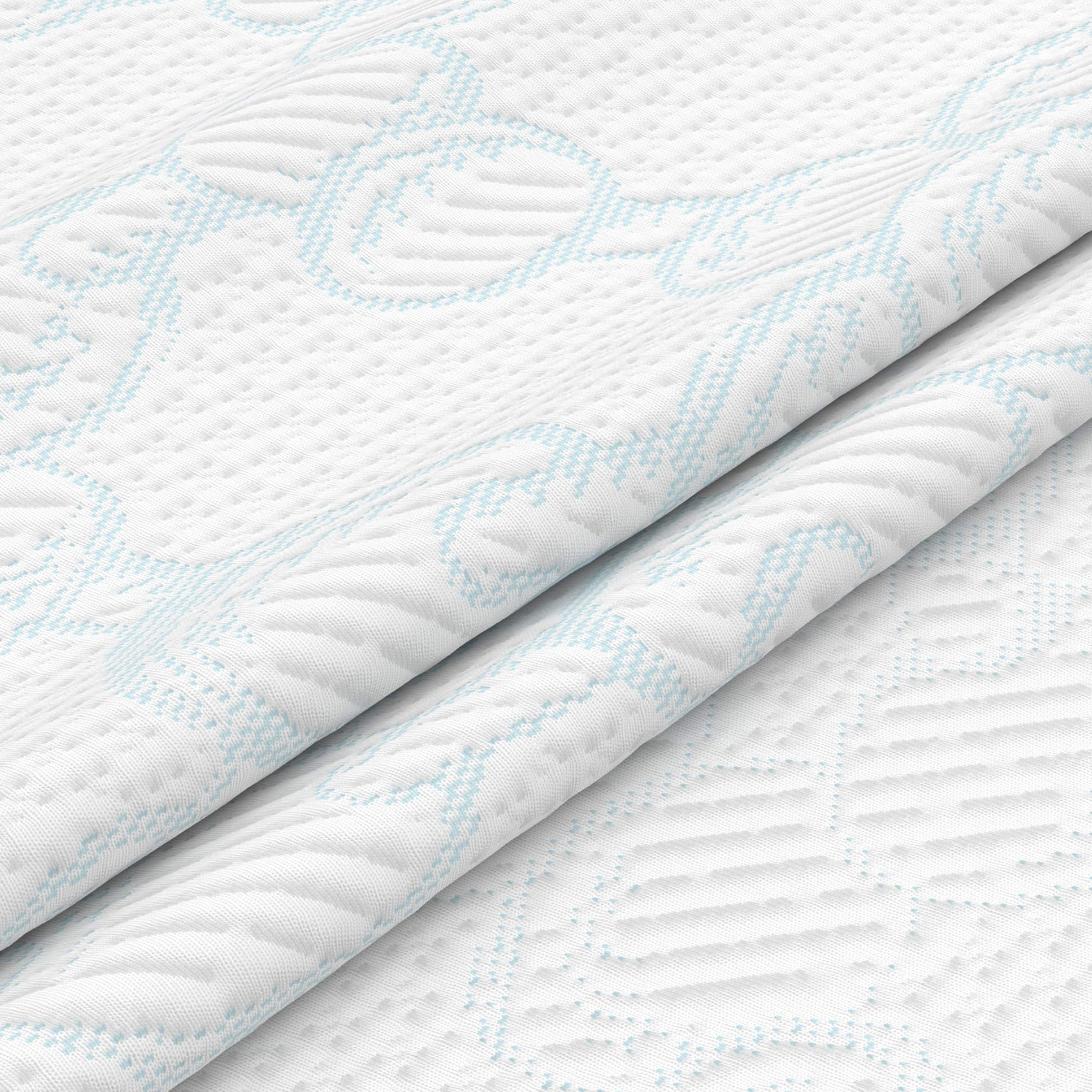 Collagen Fiber Knitted Mattress Fabric – Skin-Caring, Breathable Jacquard for Wellness Sleep Systems