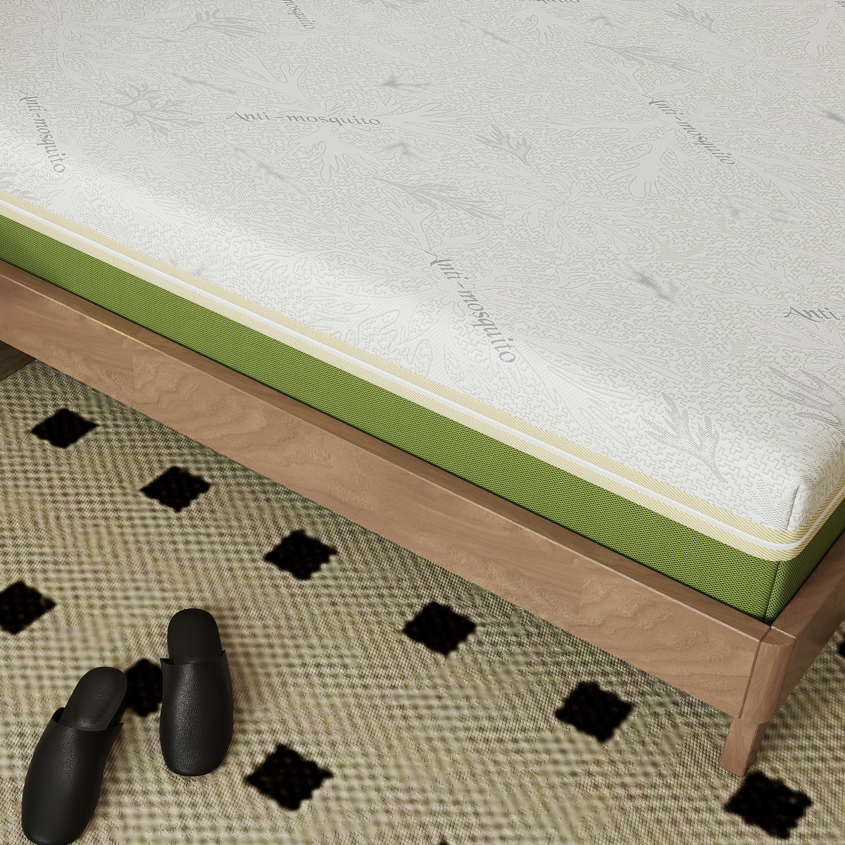 Anti-Mosquito Mattress Fabric – Insect-Repellent Jacquard for Health-Conscious Bedding Brands