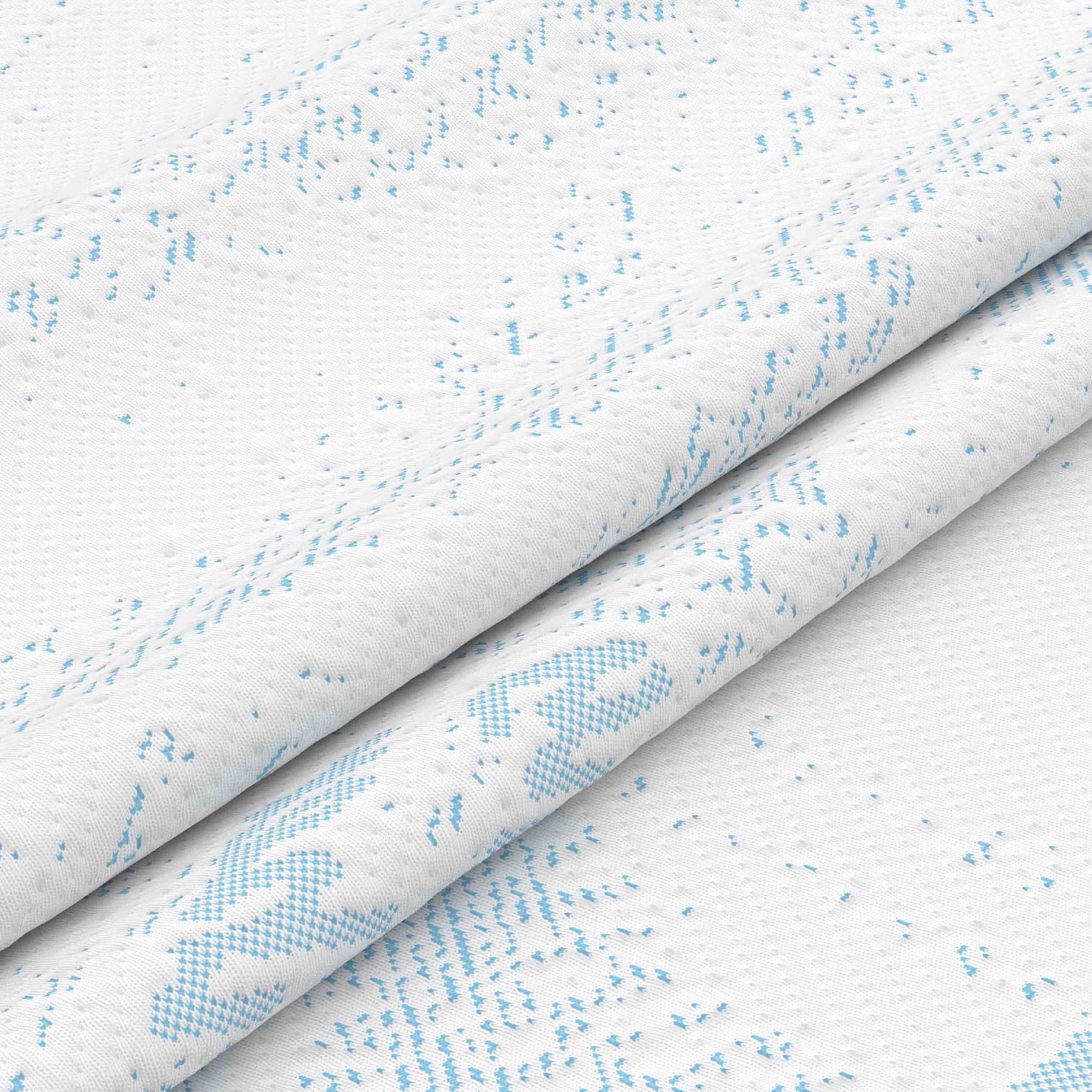 Air Conditioning Knitted Mattress Fabric – Cool-Touch & Breathable Textile for Climate-Control Sleep Systems