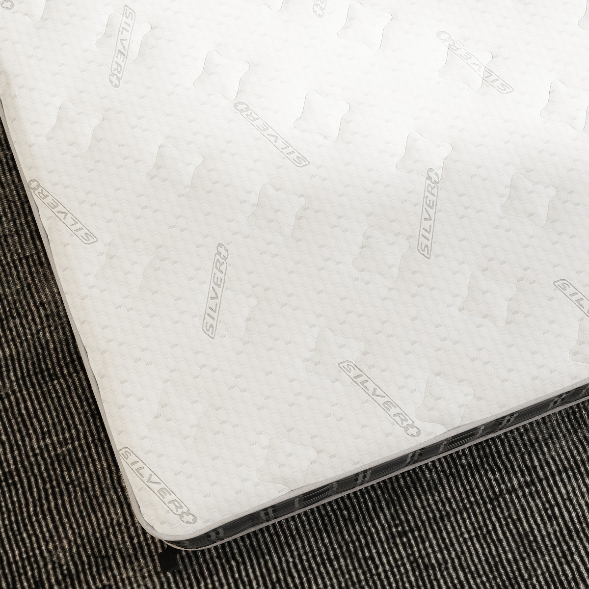 Silver+ Antibacterial Mattress Fabric – Knitted Silver Fiber Textile for Smart & Clean Sleep Solutions