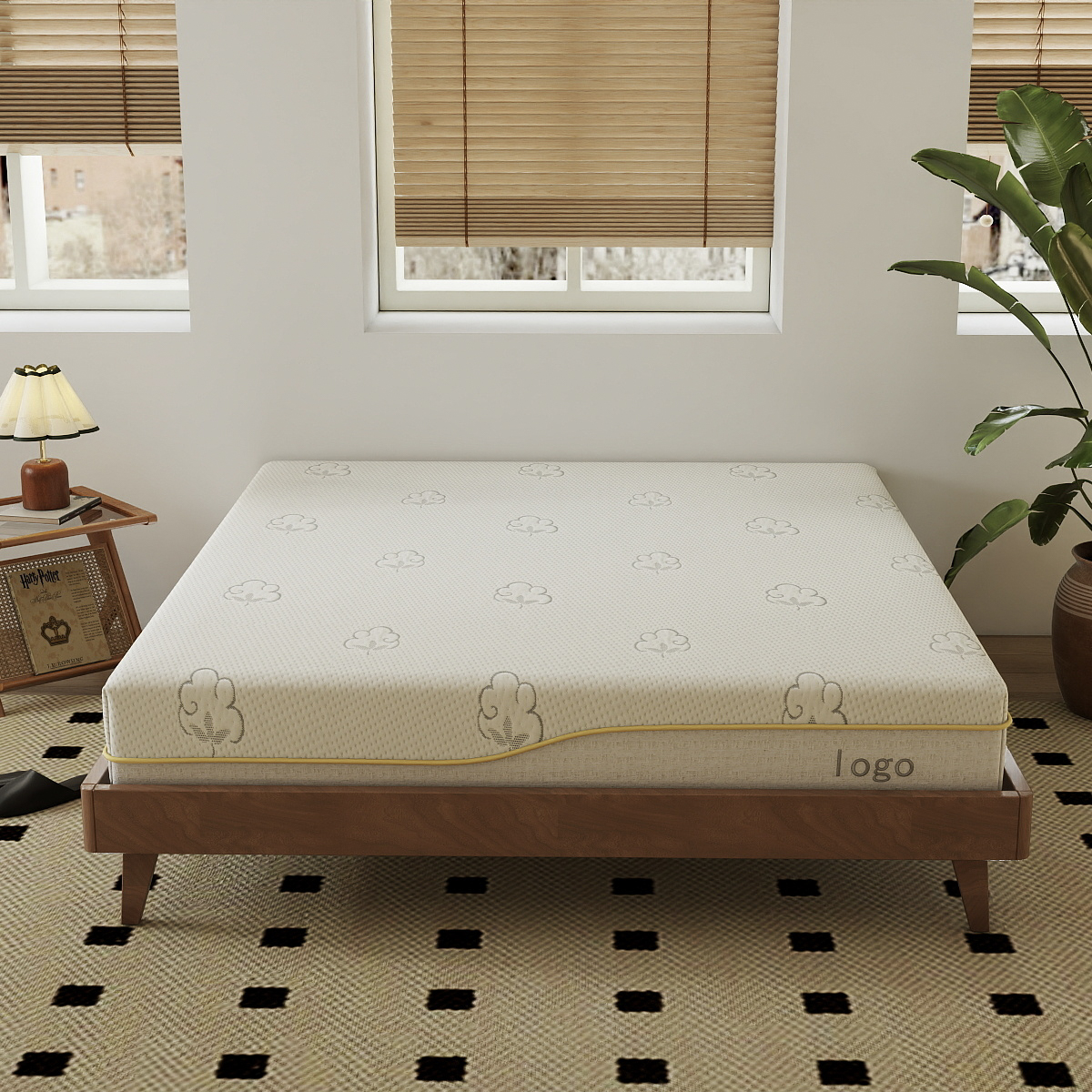 Organic Cotton Mattress Ticking Fabric – Soft & Eco-Friendly Knit Fabric for Natural Sleep Brands