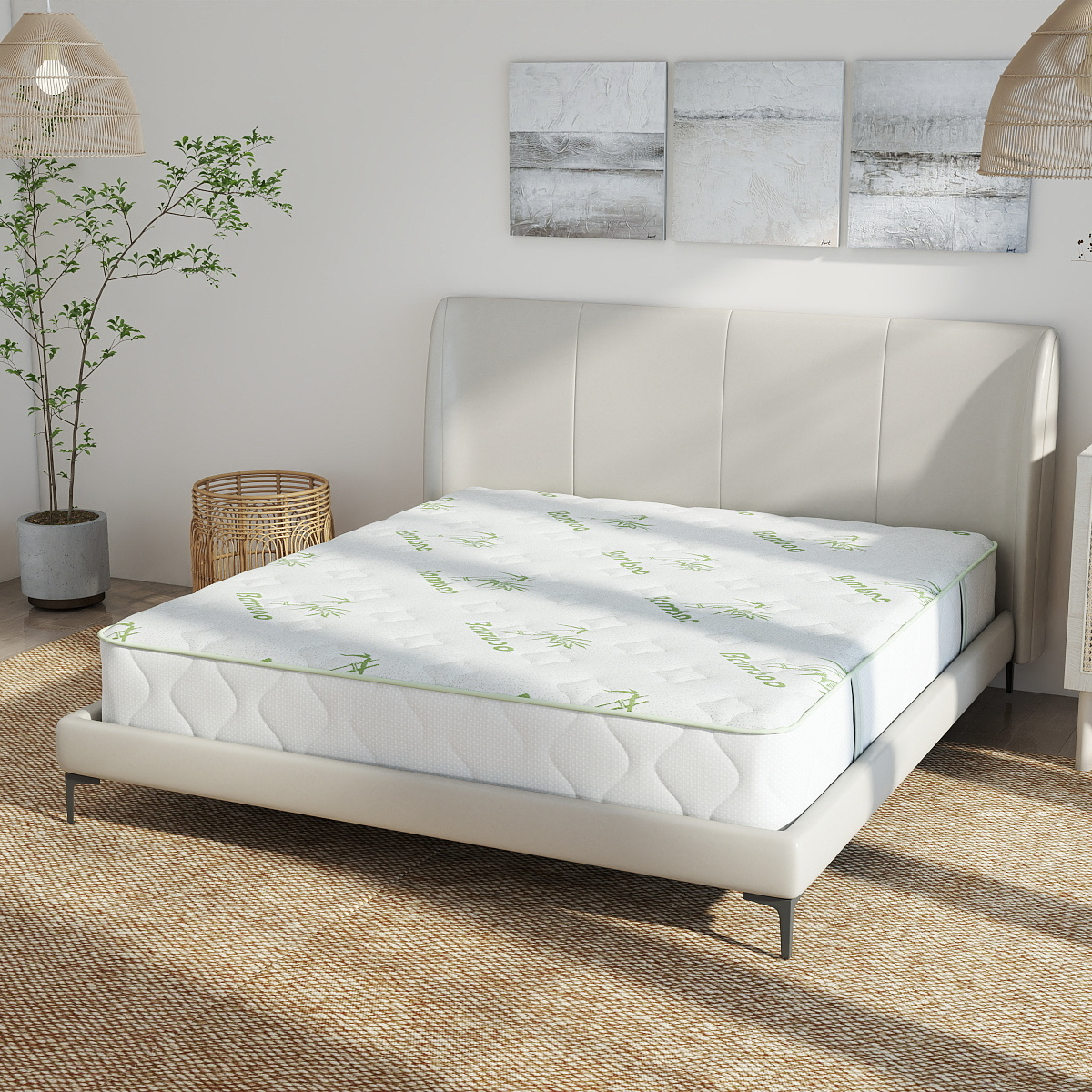 Bamboo Fiber Knitted Mattress Fabric – Eco-Friendly & Breathable Ticking Material