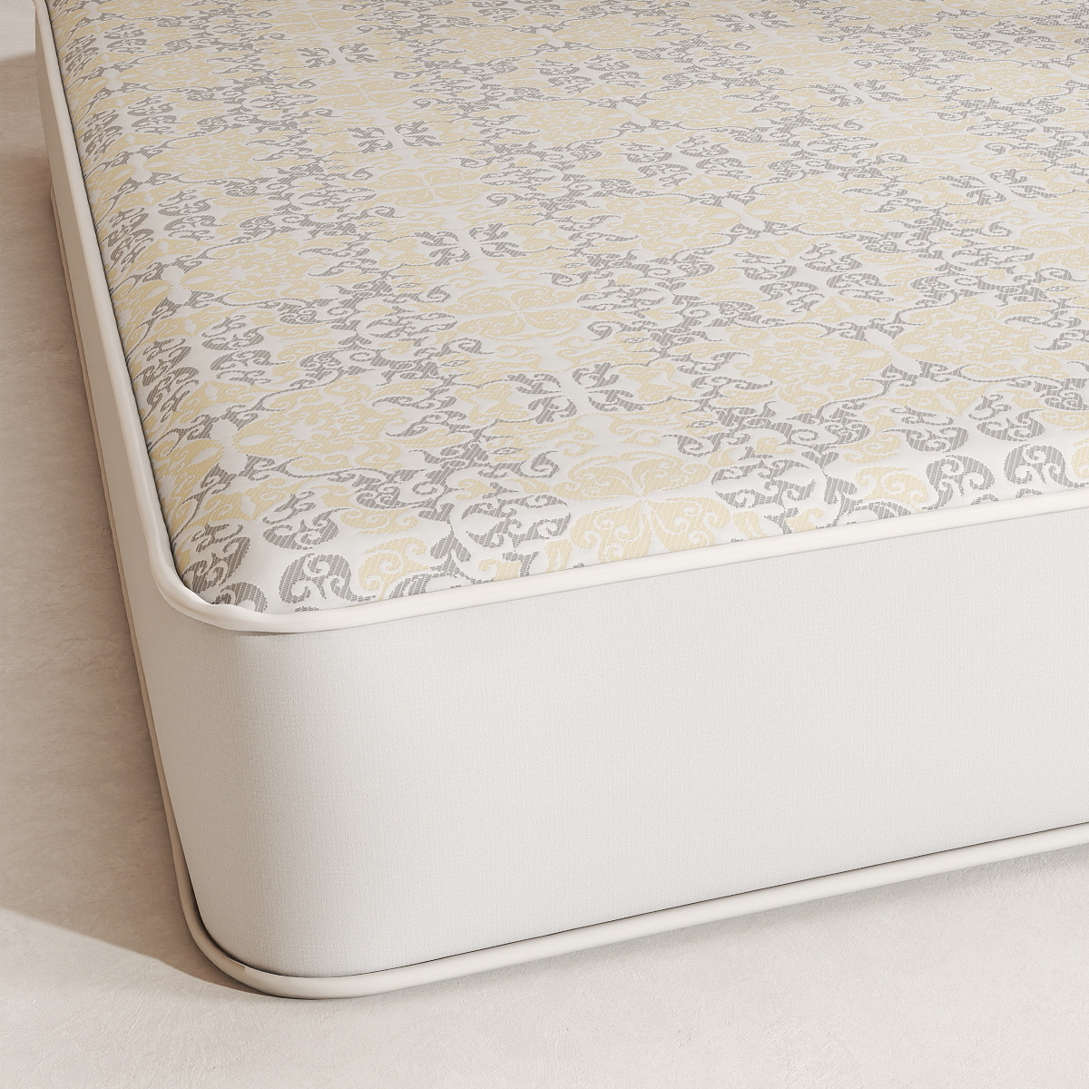 Jacquard Ticking Fabric for Mattress – Elegant Vintage Pattern Knit for Premium Covers