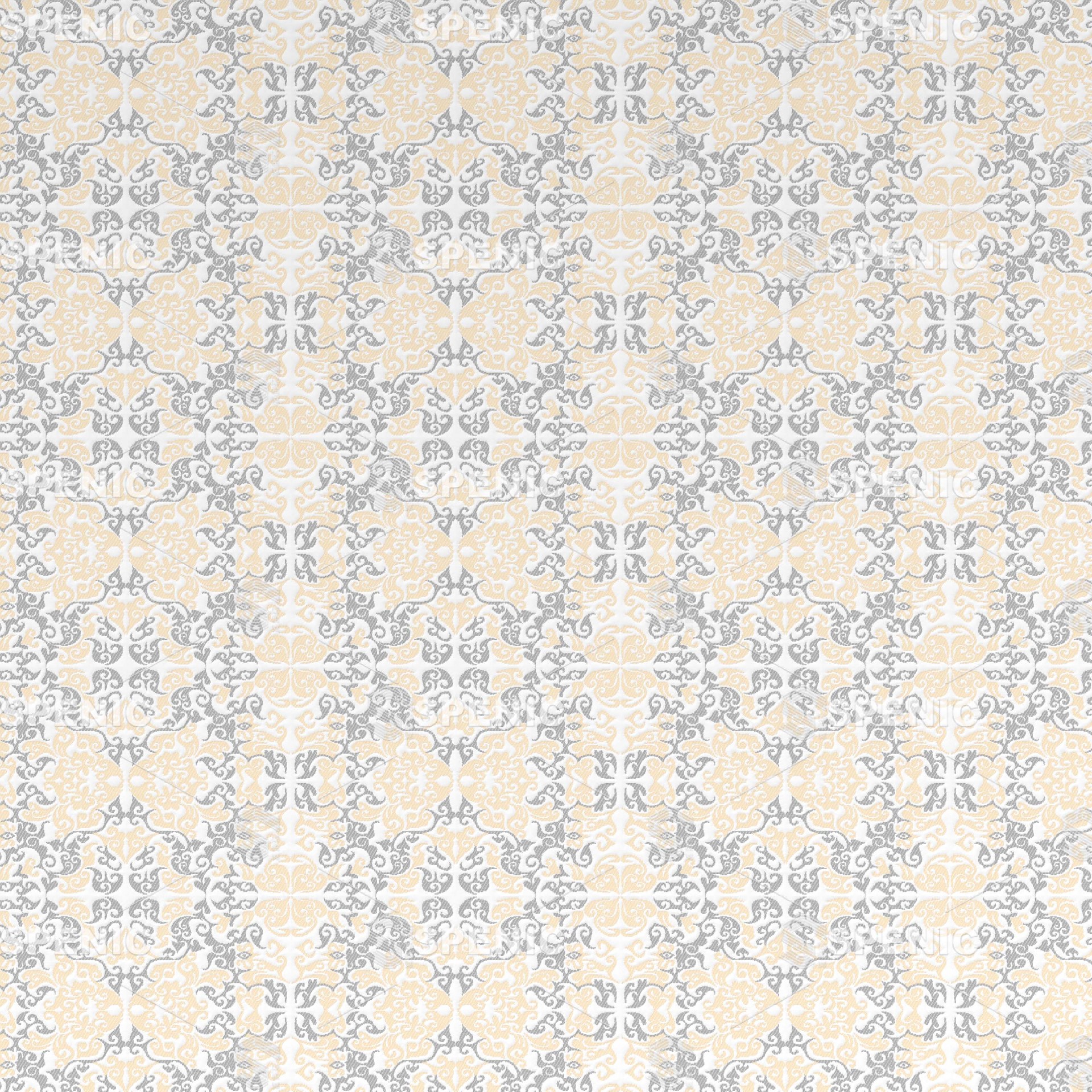 Jacquard Ticking Fabric for Mattress – Elegant Vintage Pattern Knit for Premium Covers